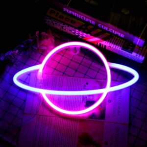 Planet Neon Wall Led Light Decor