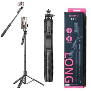 L16 Wireless Selfie Tripod Stand -ultra Long with remote
