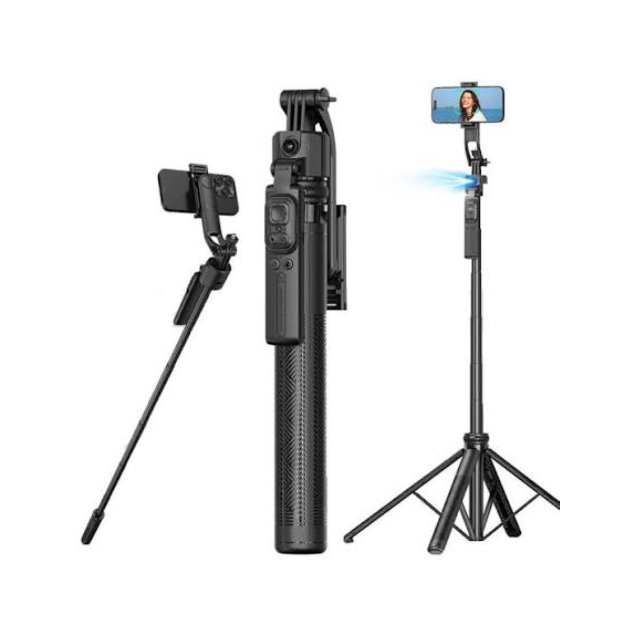 C17 Auto Face Tracking Ai Gimbal Selfie Stick Tripod Stand - Image 4