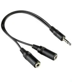 2n1 Aux 3.5mm Headphone/Mic Splitter Cable