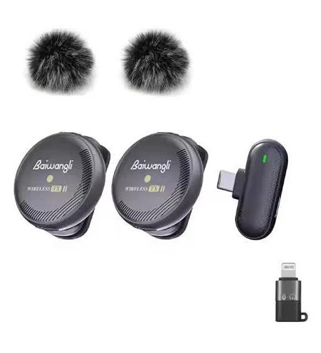 SX19 Wireless Lavalier Microphone Button Collaclip Style C Noise Cancelling HD Sound Quality - Image 7