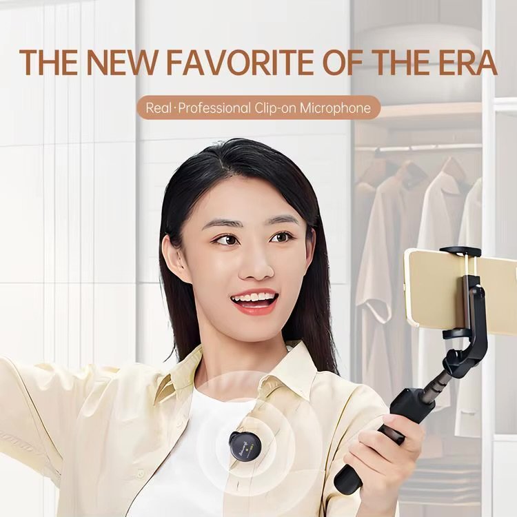 SX19 Wireless Lavalier Microphone Button Collaclip Style C Noise Cancelling HD Sound Quality - Image 4